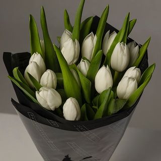 Ramo De 20 Tulipanes Blancos Premium