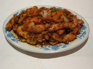 154. Пиле с люто