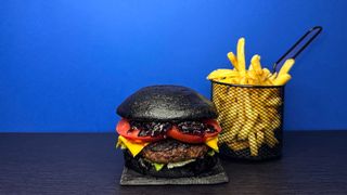 Premium Truffle burger + pomfrit