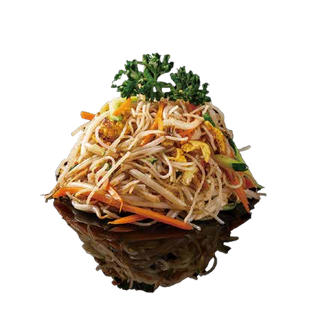 139. Spaghetti di riso con verdure
