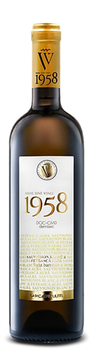 Via Viticola Sarica Niculițel 1958 - Sauvignon Blanc / Fetească Albă Alb Demisec 0.75l