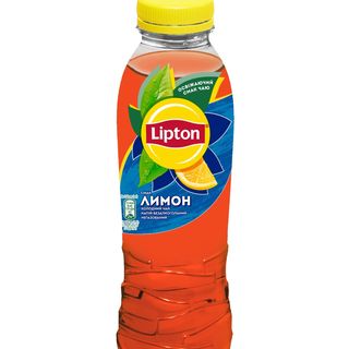 Холодний чай Ліптон чорний з лимоном 0,5 л