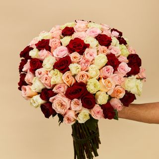 My Passion - buchet 101 trandafiri colorati 