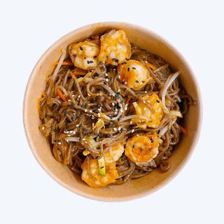 119.spaghetti soba gamberi
