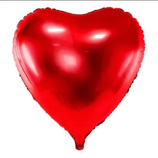 Balon foliowy czerwony Serce 18''