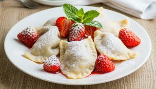 Pierogi z truskawkami