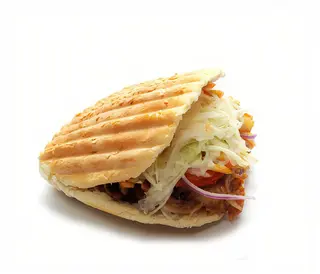 Kebab De Ternera Con Ensalada