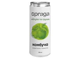 Комбуча Spraga яблуко та груша