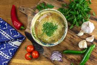 Supa de pui cu teietei