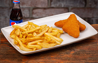 Combo Meniu Cașcaval Pane cartofi lipie + Pepsi250