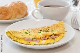 Omelette Au Jambon De Dinde