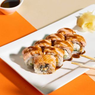 Обожженный лосось