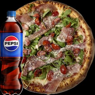 PROSCIUTTO 31cm+pepsi 0,85 l