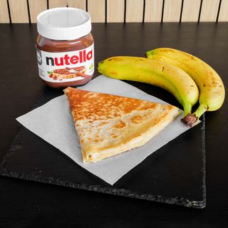 Banoffee Crepe With Nutella