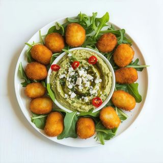 Plato combinado griego veggie