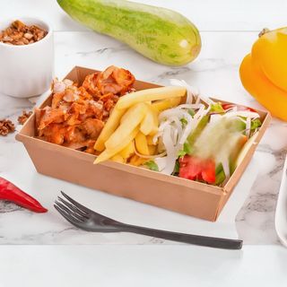 Донер бокс с курицей и фри (600гр.)