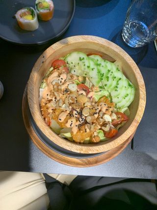 Salade Gambas Spicy Mayonnaise