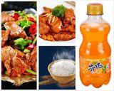 Sizzling Pork + Sweet Sour Fish + Steam Rice + 1 Soda