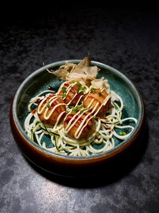 Takoyaki z ośmiornicą
