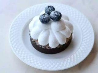 Тарталетка Шоко-чиз с голубикой