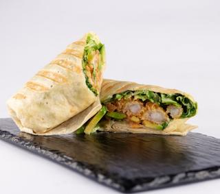 Panirane kozice tortilja