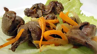 Gizzards with Onion Rings 6pcs
