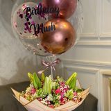 Lillies and roses bouqet 