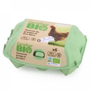 Huevos M/L Carrefour Bio 6 Uds.
