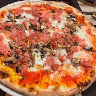 Pizza Prosciutto Funghi (32 Cm.)