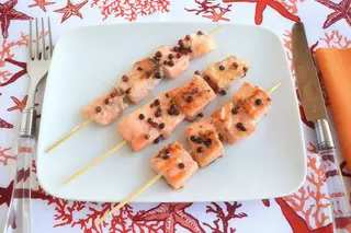 Spiedini di salmone - 2 pezzi