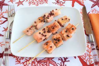 Spiedini di salmone - 2 pezzi
