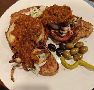 Pa Amb Oli De Sepia Con Sobrasada