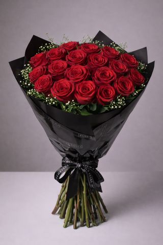 21 red roses