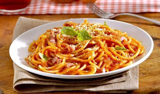 BUCATINI ALL'AMATRICIANA  2porz. = 600g(17205)