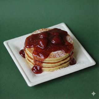 Pancake con Marmellata di fragole