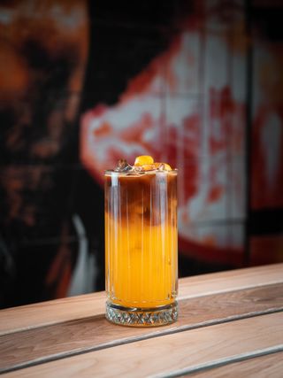 Orange cup з льодом з собою