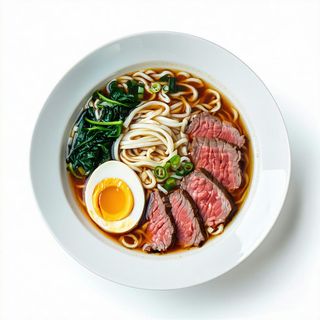 167 Ramen con manzo e verdure