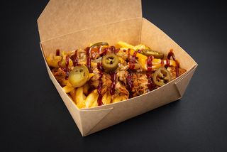 PULLED PORK LOADED FRIES 400Gr BV