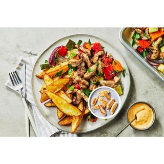 Wedges With Stir-Fry Beef / Chicken