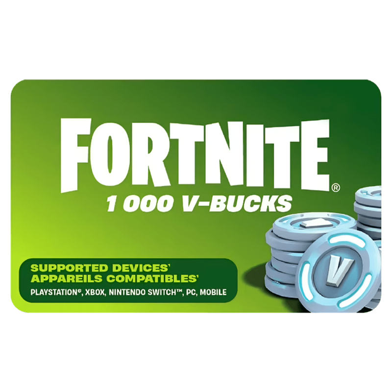 Cartes V-bucks Fortnite GLOBAL