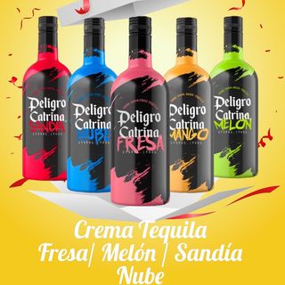 Peligro Catrina Crema de Tequila SABORES + regalo 