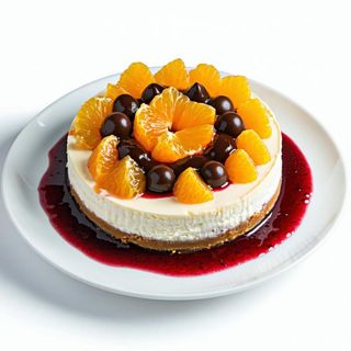 Cheesecake a modo nostro con cioccolato fondente o arance amare o coulis di fragole