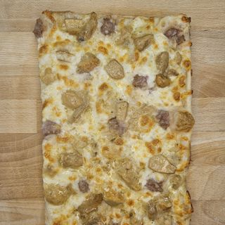 Salsiccia e porcini teglia intera per 4/5 persone