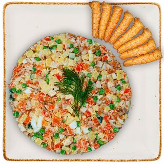 Олів'є з креветкою  1 кг 