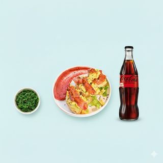 Avo Eggon + Appetizer + Coca cola