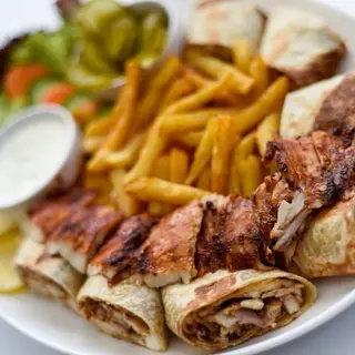 Arabic Chicken Shawarma Plater