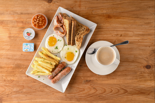Full Square Breakfast With Tea or Coffee