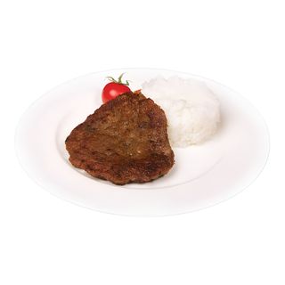 Говяжья котлета с рисом