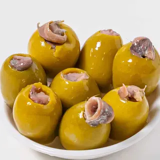 Aceitunas Rellenas De Anchoa Lata (350 G.)