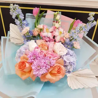 Buchet pastel “ Inima calda” b 18